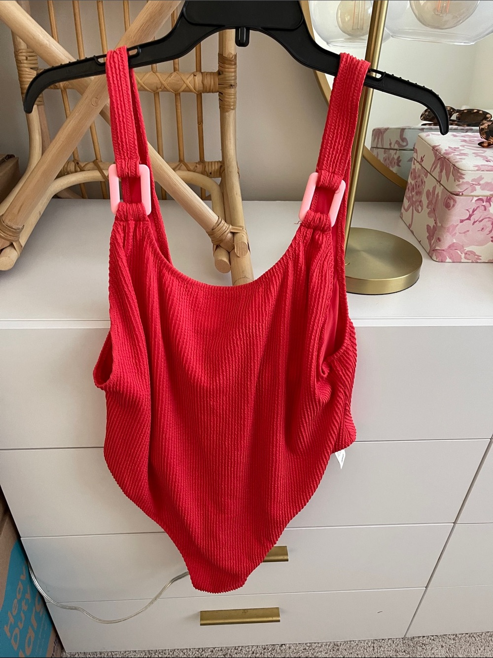 aerie ribbed one-piece swimsuit